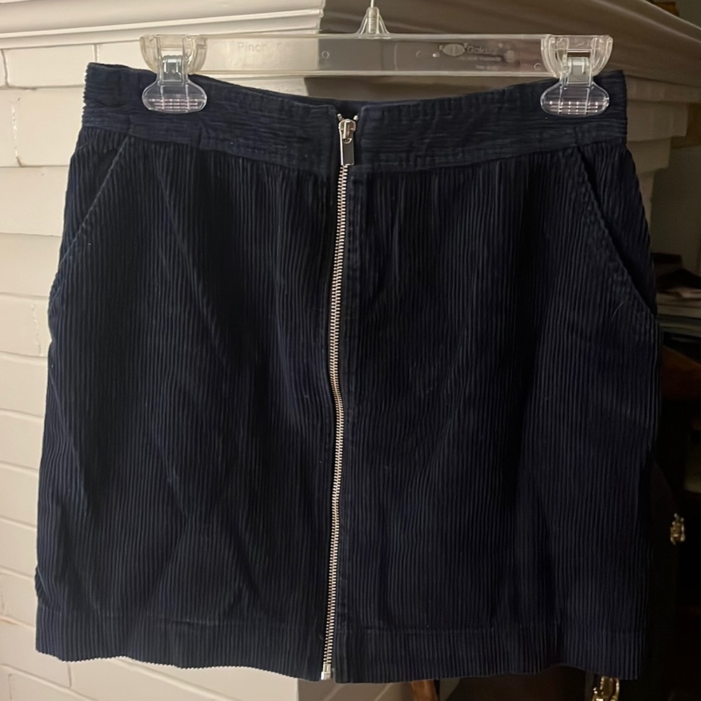 The Gap Navy Blue Corduroy Mini